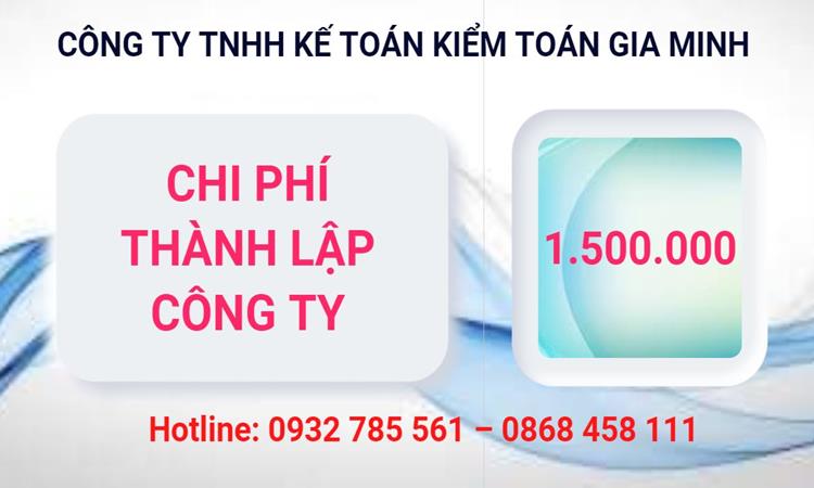 Chi phí thành lập công ty dịch vụ ăn uống - nhà hàng - khách sạn tại huyện Thạch Thất
