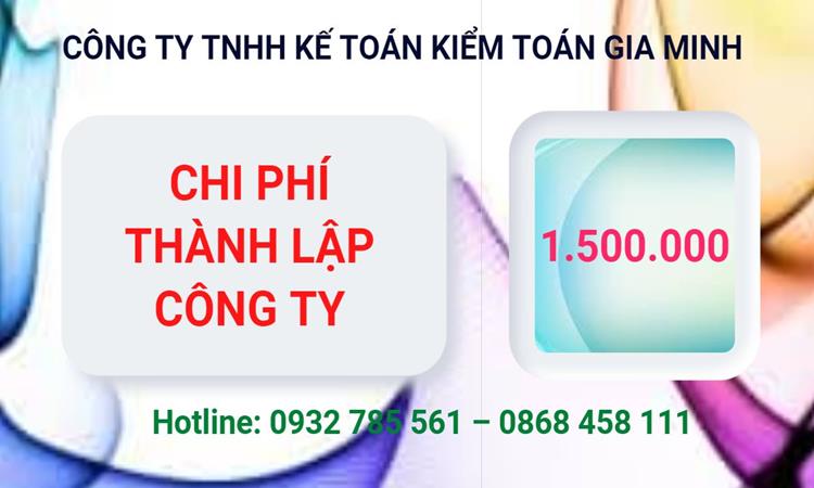 Chi phí thành lập công ty dịch vụ ăn uống - nhà hàng - khách sạn tại huyện Ứng Hòa