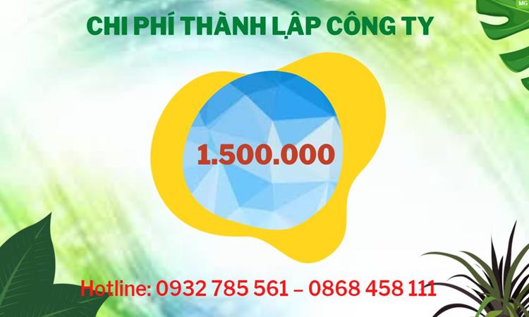Chi phí thành lập công ty dịch vụ ăn uống - nhà hàng - khách sạn tại Quận 12