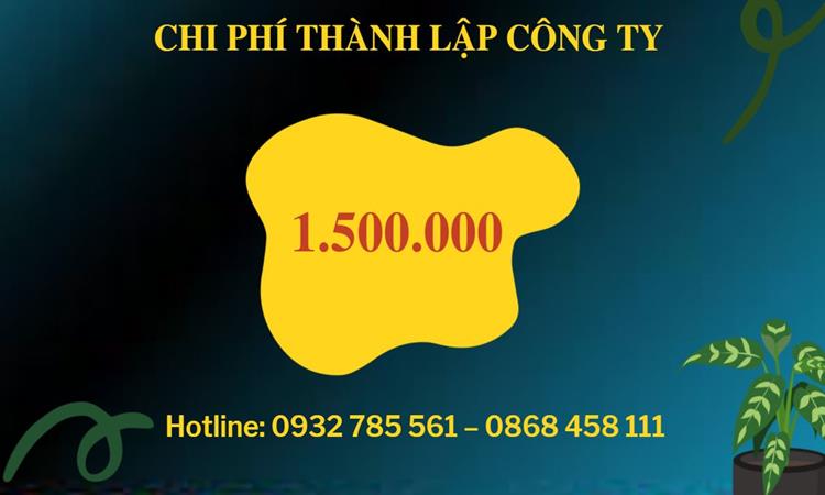 Chi phí thành lập công ty dịch vụ ăn uống - nhà hàng - khách sạn tại Quận 5