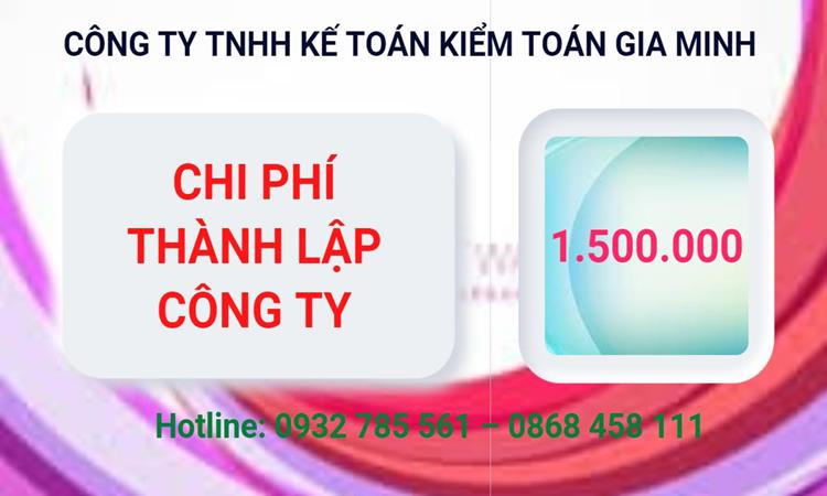Chi phí thành lập công ty dịch vụ ăn uống - nhà hàng - khách sạn tại Quận Hà Đông