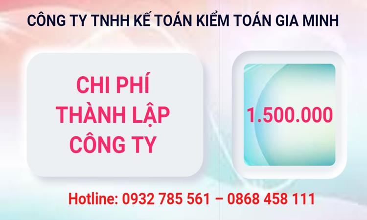 Chi phí thành lập công ty dịch vụ ăn uống - nhà hàng - khách sạn tại Quận Tây Hồ