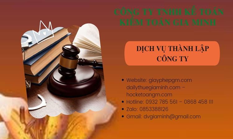 Thành lập công ty dịch vụ ăn uống - nhà hàng - khách sạn tại Bắc Kạn