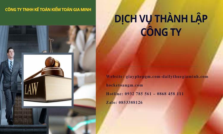 Thành lập công ty dịch vụ ăn uống - nhà hàng - khách sạn tại Bến Tre