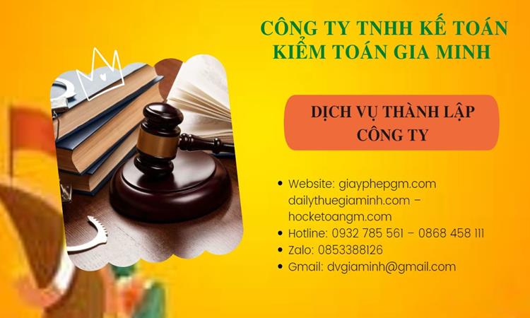 Thành lập công ty dịch vụ ăn uống - nhà hàng - khách sạn tại Đắk Nông