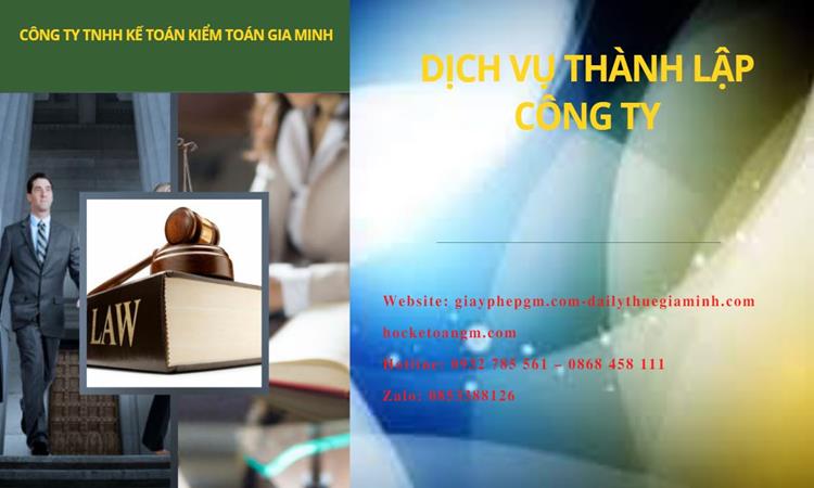 Thành lập công ty dịch vụ ăn uống - nhà hàng - khách sạn tại Hà Giang