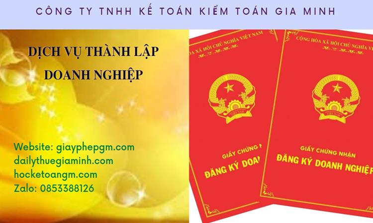 Thành lập công ty dịch vụ ăn uống - nhà hàng - khách sạn tại huyện Ba Vì