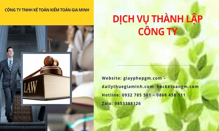 Thành lập công ty dịch vụ ăn uống - nhà hàng - khách sạn tại huyện Gia Lâm