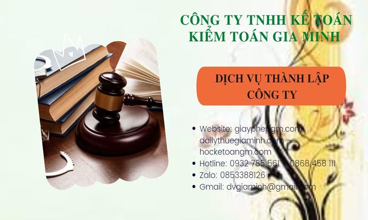 Thành lập công ty dịch vụ ăn uống - nhà hàng - khách sạn tại Huyện Kim Động