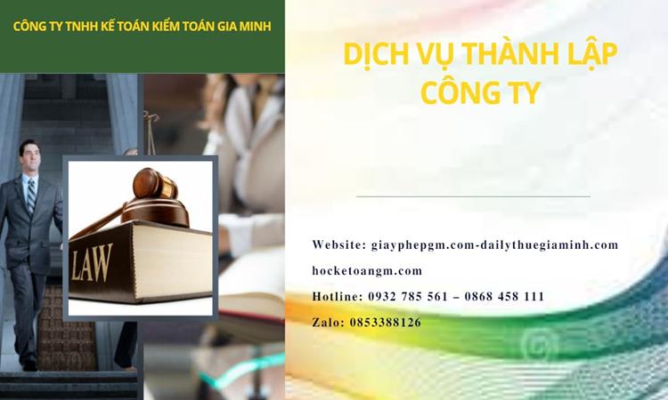 Thành lập công ty dịch vụ ăn uống - nhà hàng - khách sạn tại huyện Mỹ Đức