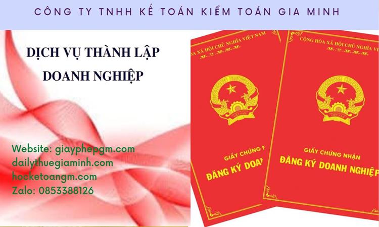Thành lập công ty dịch vụ ăn uống - nhà hàng - khách sạn tại huyện Nhà Bè