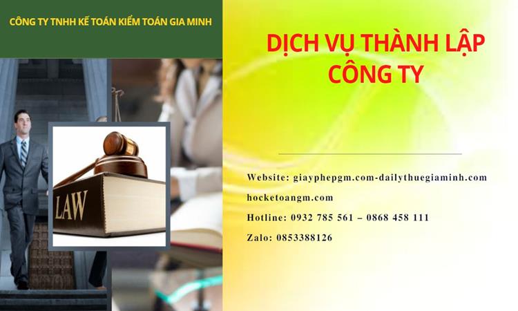 Thành lập công ty dịch vụ ăn uống - nhà hàng - khách sạn tại huyện Phúc Thọ