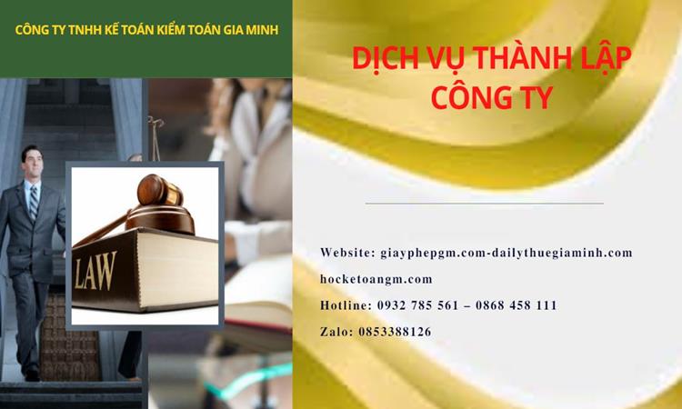 Thành lập công ty dịch vụ ăn uống - nhà hàng - khách sạn tại Huyện Thanh Liêm