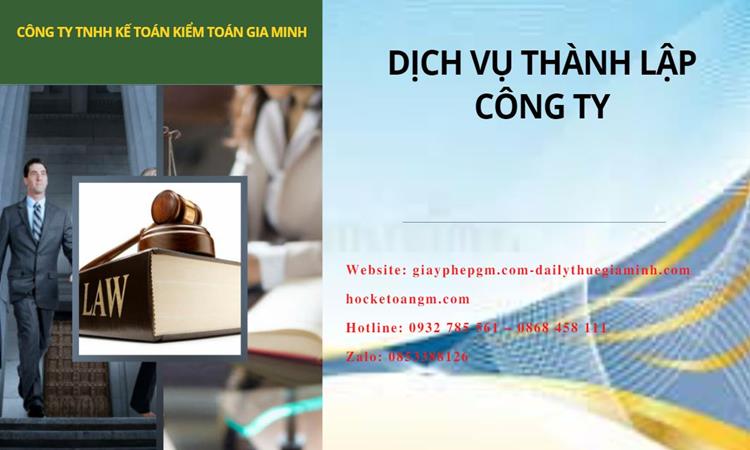 Thành lập công ty dịch vụ ăn uống - nhà hàng - khách sạn tại Huyện Văn Giang