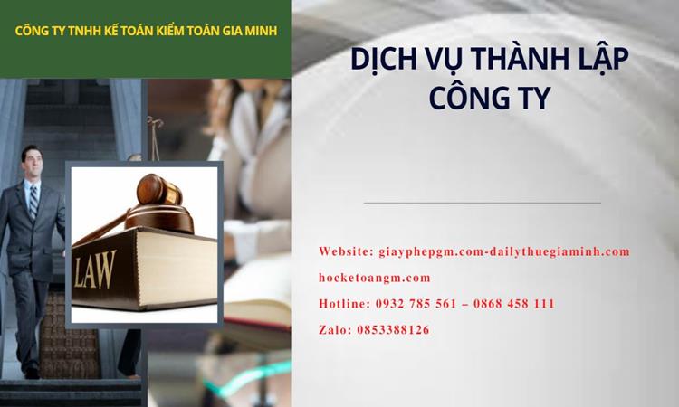 Thành lập công ty dịch vụ ăn uống - nhà hàng - khách sạn tại Khánh Hòa