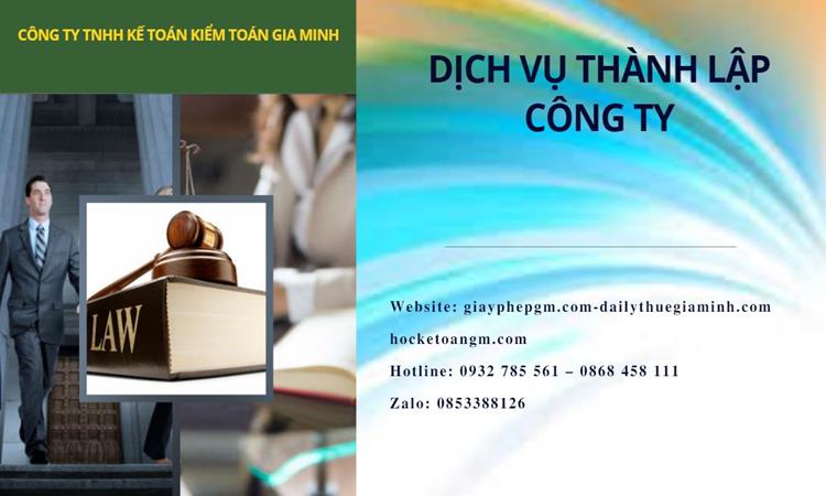 Thành lập công ty dịch vụ ăn uống - nhà hàng - khách sạn tại Kiên Giang