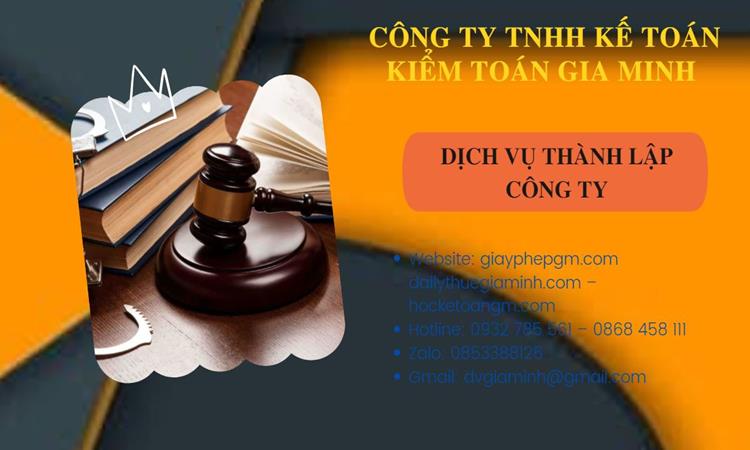 Thành lập công ty dịch vụ ăn uống - nhà hàng - khách sạn tại Long An