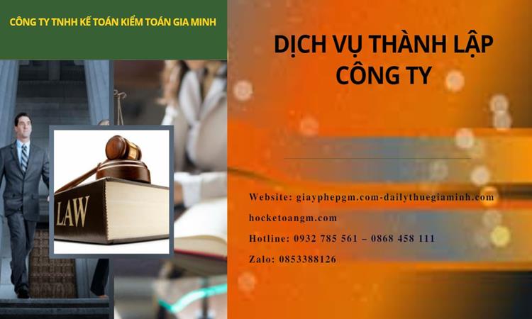 Thành lập công ty dịch vụ ăn uống - nhà hàng - khách sạn tại Nghệ An