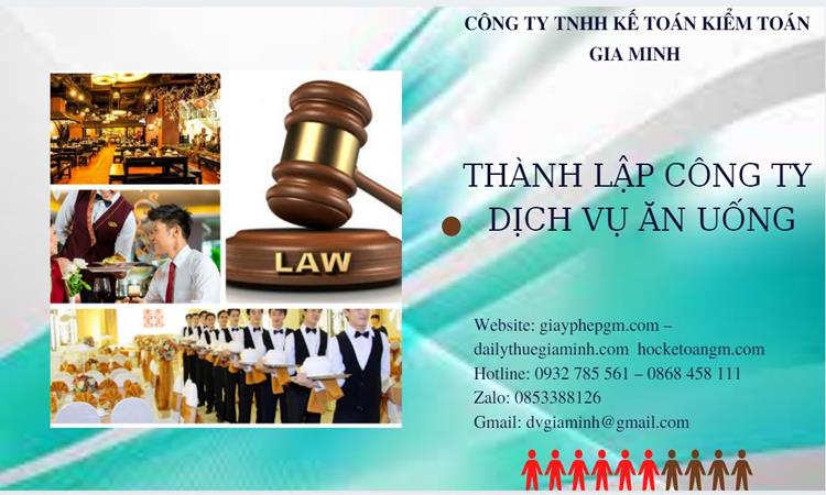 Chi phí thành lập công ty dịch vụ ăn uống - nhà hàng - khách sạn tại Quận 11