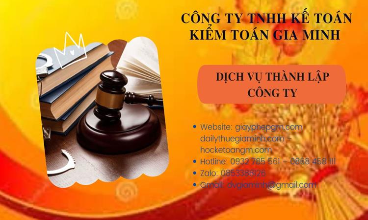Thành lập công ty dịch vụ ăn uống - nhà hàng - khách sạn tại Quận 12