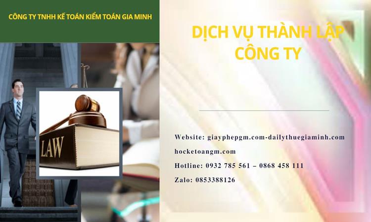 Thành lập công ty dịch vụ ăn uống - nhà hàng - khách sạn tại Quận 4