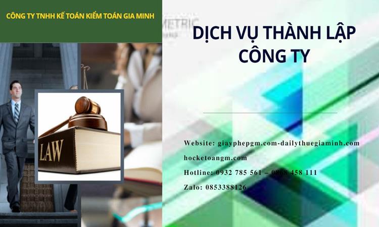 Thành lập công ty dịch vụ ăn uống - nhà hàng - khách sạn tại Quận Ba Đình