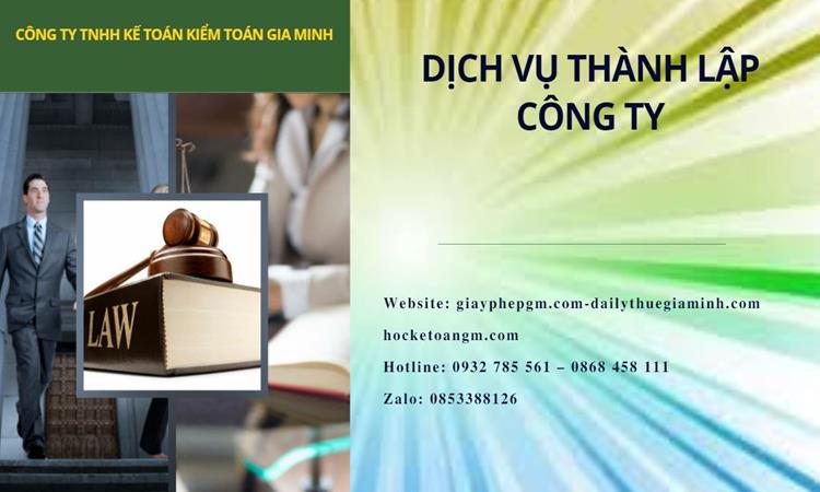 Thành lập công ty dịch vụ ăn uống - nhà hàng - khách sạn tại Quận Hoàn Kiếm
