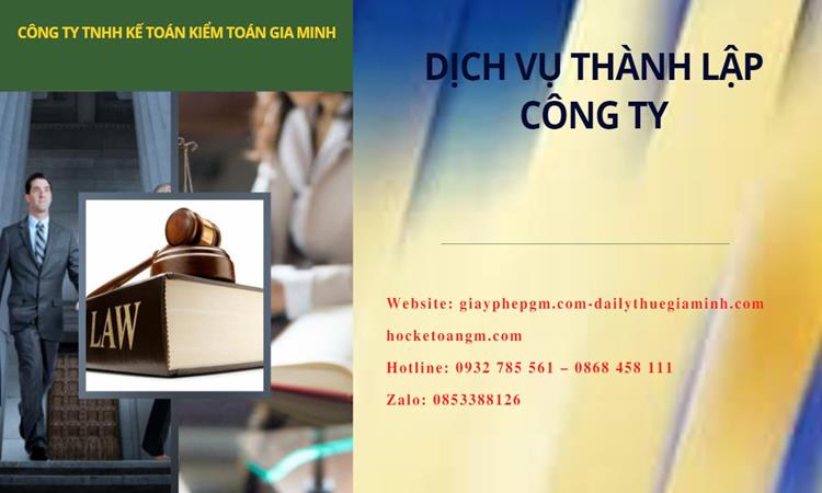 Thành lập công ty dịch vụ ăn uống - nhà hàng - khách sạn tại Quận Tây Hồ