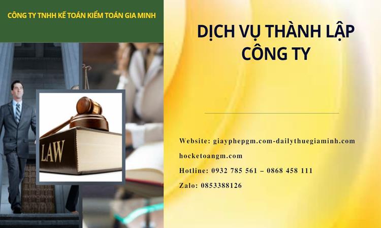 Thành lập công ty dịch vụ ăn uống - nhà hàng - khách sạn tại Quảng Bình