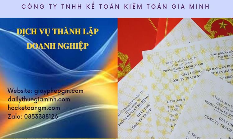 Thành lập công ty dịch vụ ăn uống - nhà hàng - khách sạn tại Thái Bình