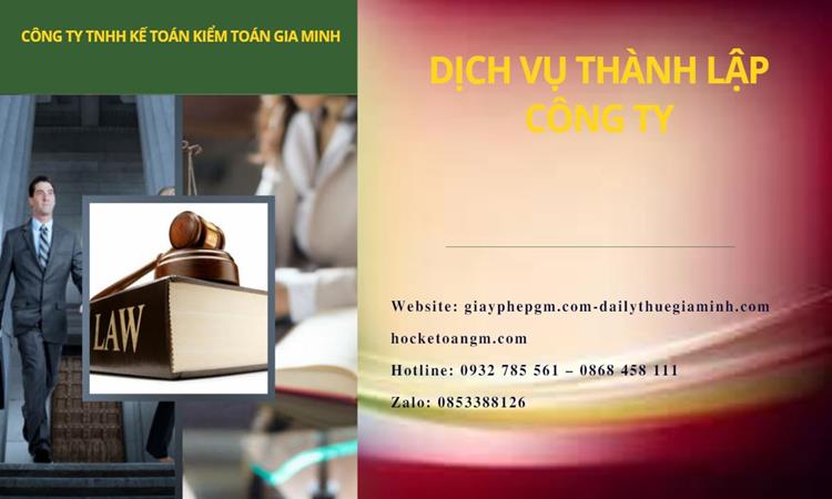 Thành lập công ty dịch vụ ăn uống - nhà hàng - khách sạn tại Thành Phố Hồ Chí Minh
