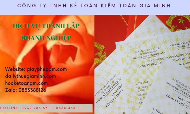 Thành lập công ty dịch vụ ăn uống - nhà hàng - khách sạn tại Thị Xã Sơn Tây