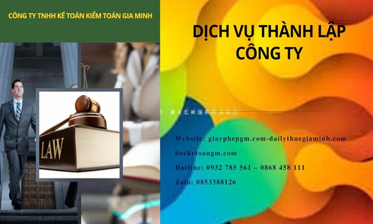 Thành lập công ty dịch vụ ăn uống - nhà hàng - khách sạn tại Thừa Thiên Huế
