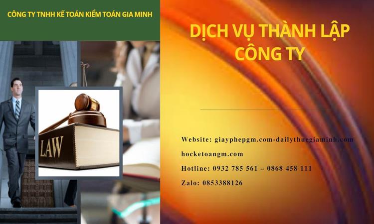 Chi phí thành lập công ty dịch vụ ăn uống - nhà hàng - khách sạn tại Tiền Giang