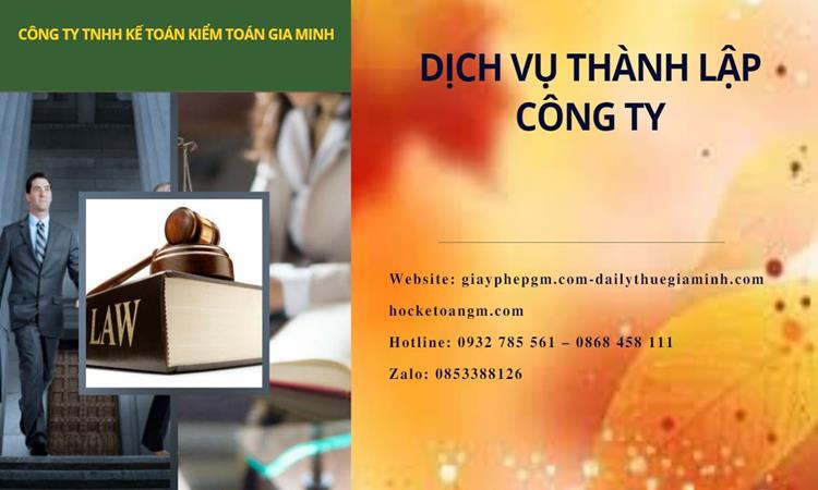 Thành lập công ty dịch vụ ăn uống - nhà hàng - khách sạn tại TP Hà Nội