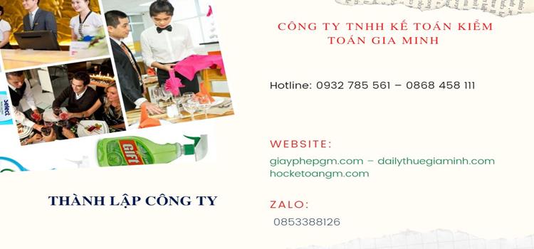 Thành lập công ty nhà hàng năm 2021 Bắc Kạn