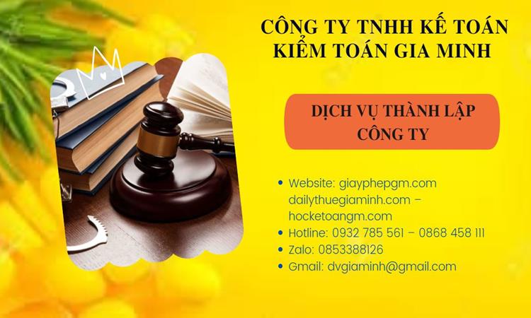 Thành lập công ty văn phòng phẩm tại Bình Dương