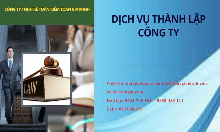 Thành lập công ty văn phòng phẩm tại Bình Thuận