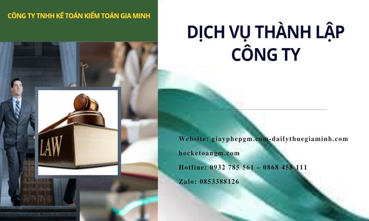Thủ tục thành lập công ty văn phòng phẩm tại Thái Bình