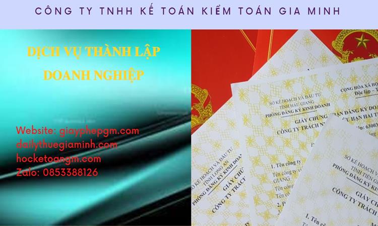 Thành lập công ty văn phòng phẩm tại Trà Vinh