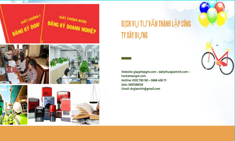Thành lập công ty vật liệu xây dựng đúng luật tại Hà Tĩnh