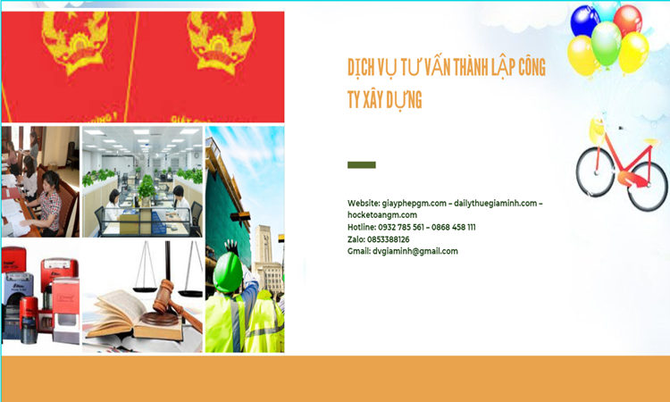 Thành lập công ty vật liệu xây dựng đúng luật tại Hòa Bình