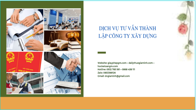Thành lập công ty vật liệu xây dựng đúng luật tại Huyện Cờ Đỏ