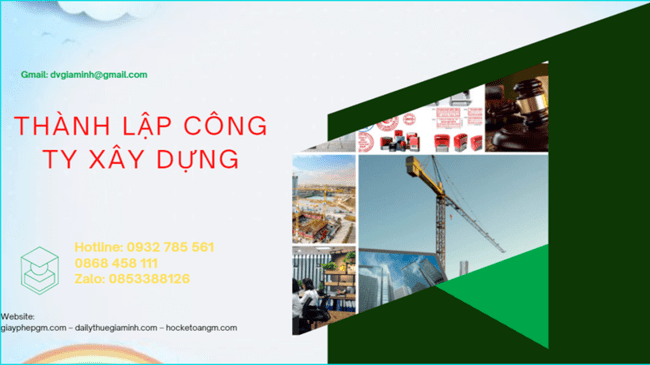 Thành lập công ty vật liệu xây dựng đúng luật tại Huyện Đan Phượng