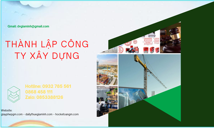 Thành lập công ty vật liệu xây dựng đúng luật tại Huyện Đông Anh