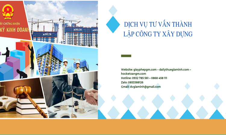 Thành lập công ty vật liệu xây dựng đúng luật tại Huyện Kim Động