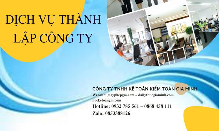 Thành lập công ty vật liệu xây dựng đúng luật tại Huyện Nhà Bè