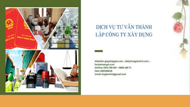 Thành lập công ty vật liệu xây dựng đúng luật tại Huyện Phong Điền