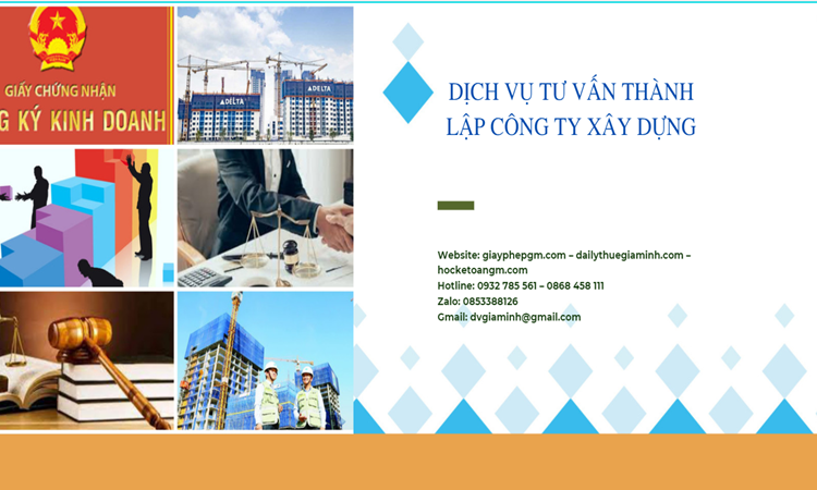 Thành lập công ty vật liệu xây dựng đúng luật tại Huyện Văn Giang