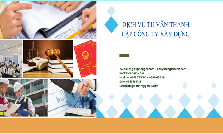 Thành lập công ty vật liệu xây dựng đúng luật tại Huyện Vĩnh Thạnh